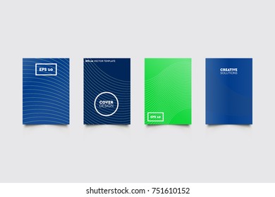 Modern abstract covers set. Abstract shapes composition. Futuristic minimal design.