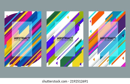 Fundas abstractas modernas. ilustración vectorial