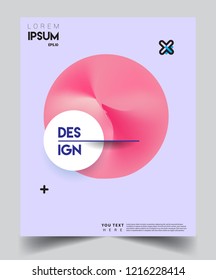 Modern abstract covers template. Cool gradient shapes composition, vector covers design.