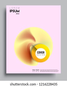 Modern abstract covers template. Cool gradient shapes composition, vector covers design.