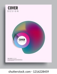 Modern abstract covers template. Cool gradient shapes composition, vector covers design.