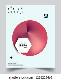 Modern abstract covers template. Cool gradient shapes composition, vector covers design.