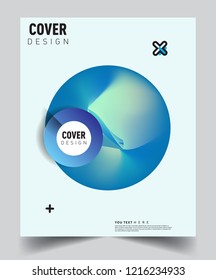 Modern abstract covers template. Cool gradient shapes composition, vector covers design.
