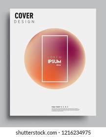 Modern abstract covers template. Cool gradient shapes composition, vector covers design.

