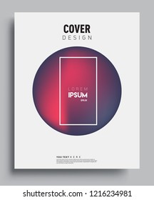 Modern abstract covers template. Cool gradient shapes composition, vector covers design.
