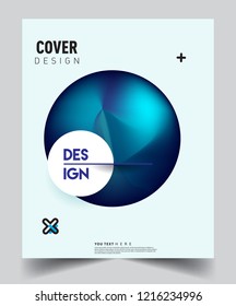 Modern abstract covers template. Cool gradient shapes composition, vector covers design.
