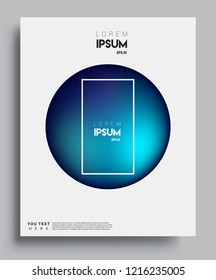 Modern abstract covers template. Cool gradient shapes composition, vector covers design.
