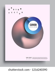 Modern abstract covers template. Cool gradient shapes composition, vector covers design.
