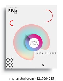 Modern abstract covers template. Cool gradient shapes composition, vector covers design.