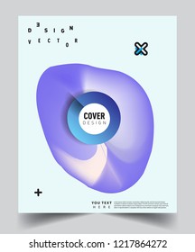 Modern abstract covers template. Cool gradient shapes composition, vector covers design.