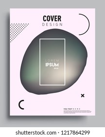 Modern abstract covers template. Cool gradient shapes composition, vector covers design.