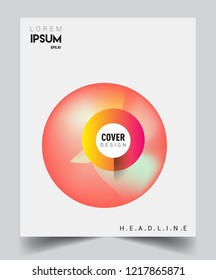 Modern abstract covers template. Cool gradient shapes composition, vector covers design.
