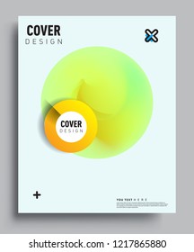 Modern abstract covers template. Cool gradient shapes composition, vector covers design.
