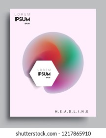 Modern abstract covers template. Cool gradient shapes composition, vector covers design.
