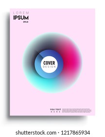 Modern abstract covers template. Cool gradient shapes composition, vector covers design.
