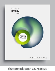 Modern abstract covers template. Cool gradient shapes composition, vector covers design.
