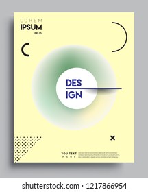 Modern abstract covers template. Cool gradient shapes composition, vector covers design.
