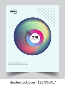 Modern abstract covers template. Cool gradient shapes composition, vector covers design.
