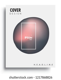 Modern abstract covers template. Cool gradient shapes composition, vector covers design.
