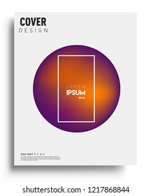 Modern abstract covers template. Cool gradient shapes composition, vector covers design.