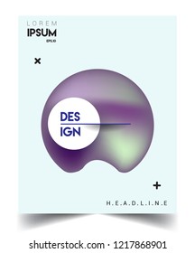 Modern abstract covers template. Cool gradient shapes composition, vector covers design.