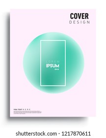 Modern abstract covers template. Cool gradient shapes composition, vector covers design.