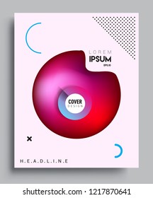 Modern abstract covers template. Cool gradient shapes composition, vector covers design.