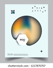 Modern abstract covers template. Cool gradient shapes composition, vector covers design.