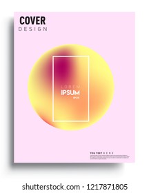 Modern abstract covers template. Cool gradient shapes composition, vector covers design.