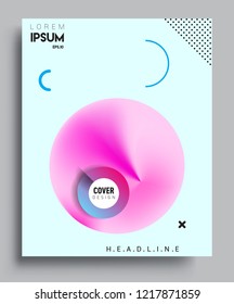 Modern abstract covers template. Cool gradient shapes composition, vector covers design.