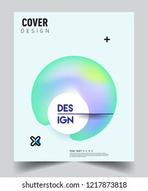 Modern abstract covers template. Cool gradient shapes composition, vector covers design.