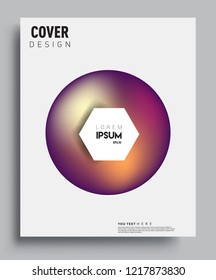 Modern abstract covers template. Cool gradient shapes composition, vector covers design.