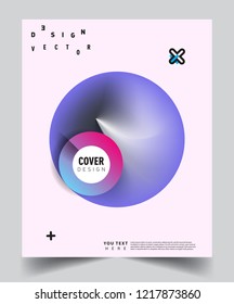 Modern abstract covers template. Cool gradient shapes composition, vector covers design.