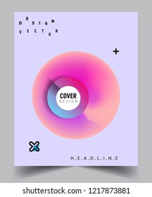 Modern abstract covers template. Cool gradient shapes composition, vector covers design.