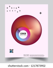 Modern abstract covers template. Cool gradient shapes composition, vector covers design.