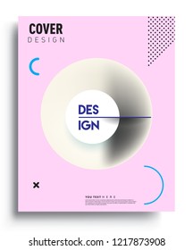 Modern abstract covers template. Cool gradient shapes composition, vector covers design.