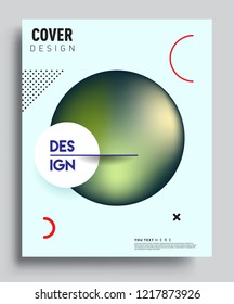 Modern abstract covers template. Cool gradient shapes composition, vector covers design.