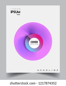 Modern abstract covers template. Cool gradient shapes composition, vector covers design.
