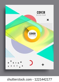 Modern abstract covers template. Cool gradient shapes composition, vector covers design.

