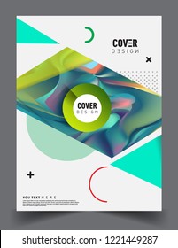 Modern abstract covers template. Cool gradient shapes composition, vector covers design.
