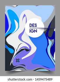 Modern abstract covers template. Cool gradient shapes composition, vector covers design.