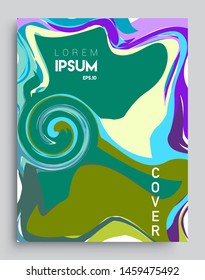 Modern abstract covers template. Cool gradient shapes composition, vector covers design.
