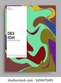Modern abstract covers template. Cool gradient shapes composition, vector covers design.