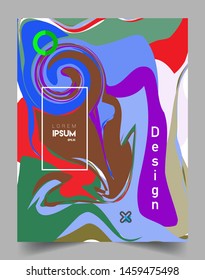Modern abstract covers template. Cool gradient shapes composition, vector covers design.