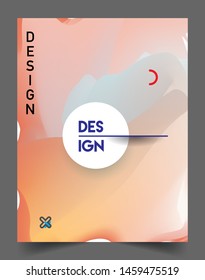 Modern abstract covers template. Cool gradient shapes composition, vector covers design.