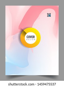 Modern abstract covers template. Cool gradient shapes composition, vector covers design.