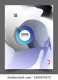 Modern abstract covers template. Cool gradient shapes composition, vector covers design.