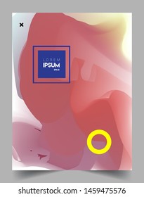 Modern abstract covers template. Cool gradient shapes composition, vector covers design.