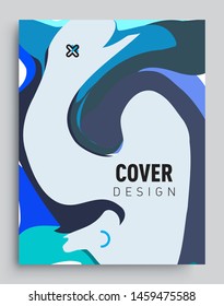 Modern abstract covers template. Cool gradient shapes composition, vector covers design.