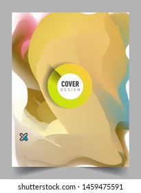Modern abstract covers template. Cool gradient shapes composition, vector covers design.